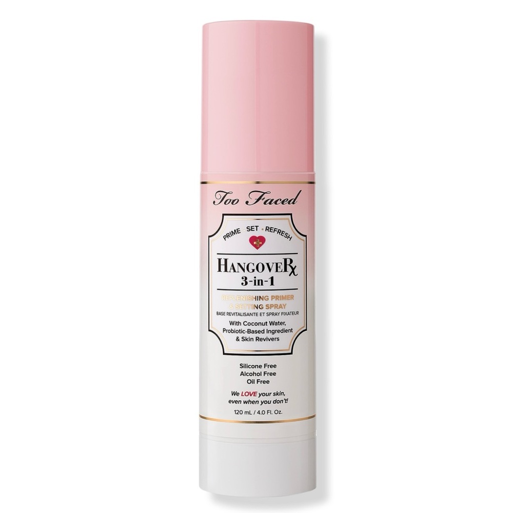 Too Faced Hangover 3-In-1 Replenishing Primer & Setting Spray